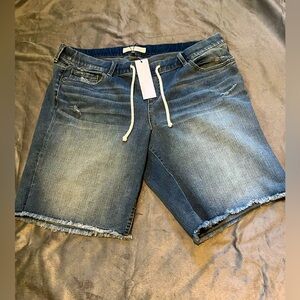 Plus size Jean shorts